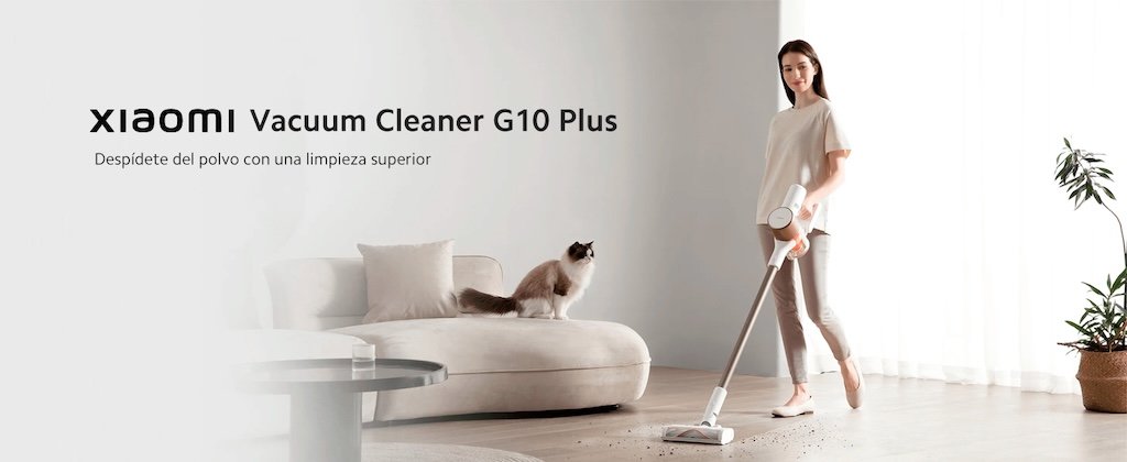 Xiaomi Vacuum Cleaner G10 Plus – Aspiradora Escoba con150AW de Potenci